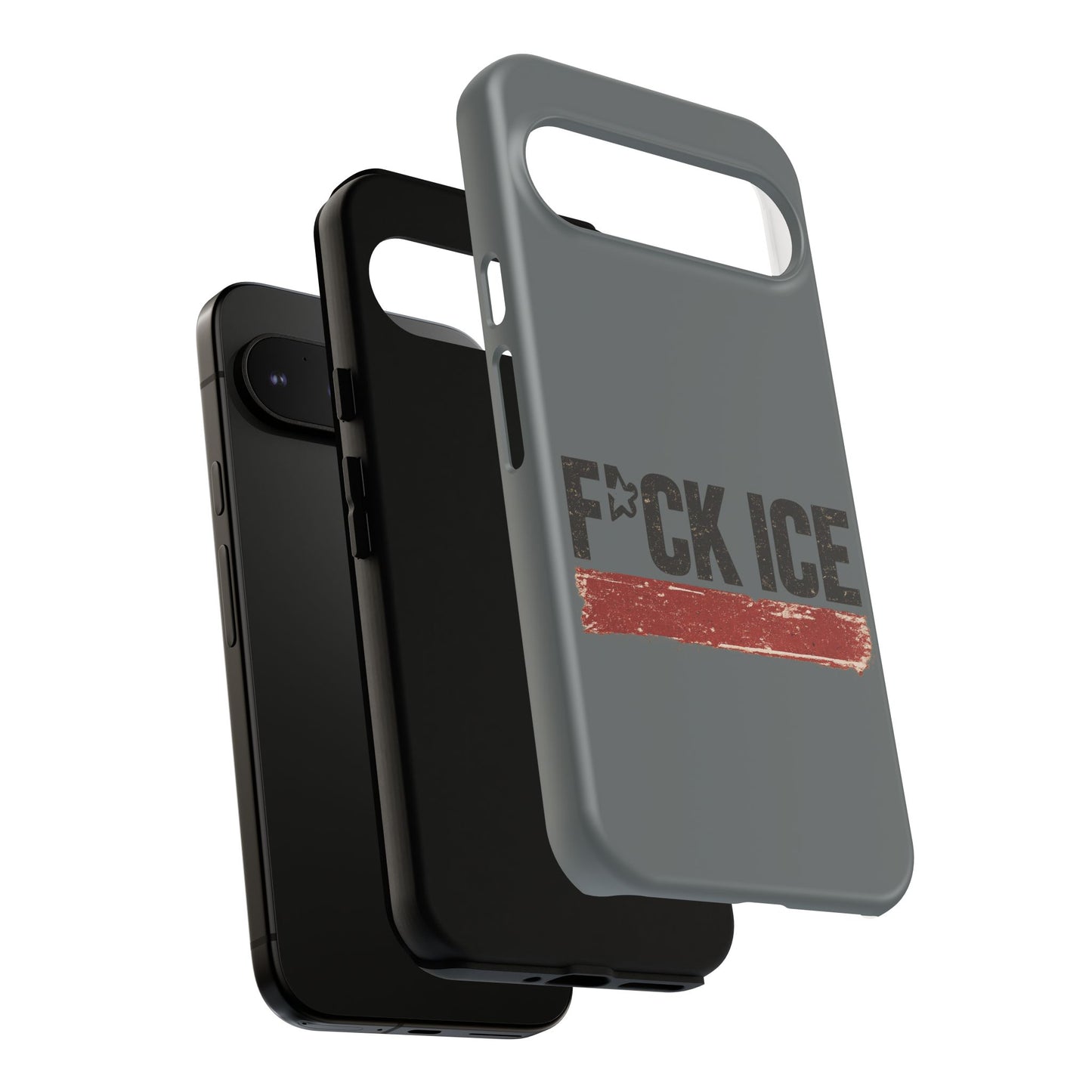 Phone Case - "F*CK ICE" Distressed Protest Design