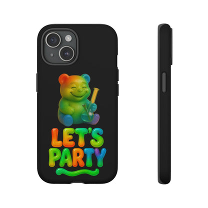 Let's Party Rainbow Bear Phone Case