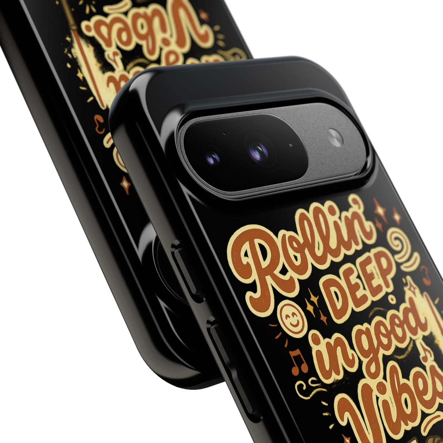 Phone Case — "Rollin' Deep in Good Vibes" Cartoon Retro Design