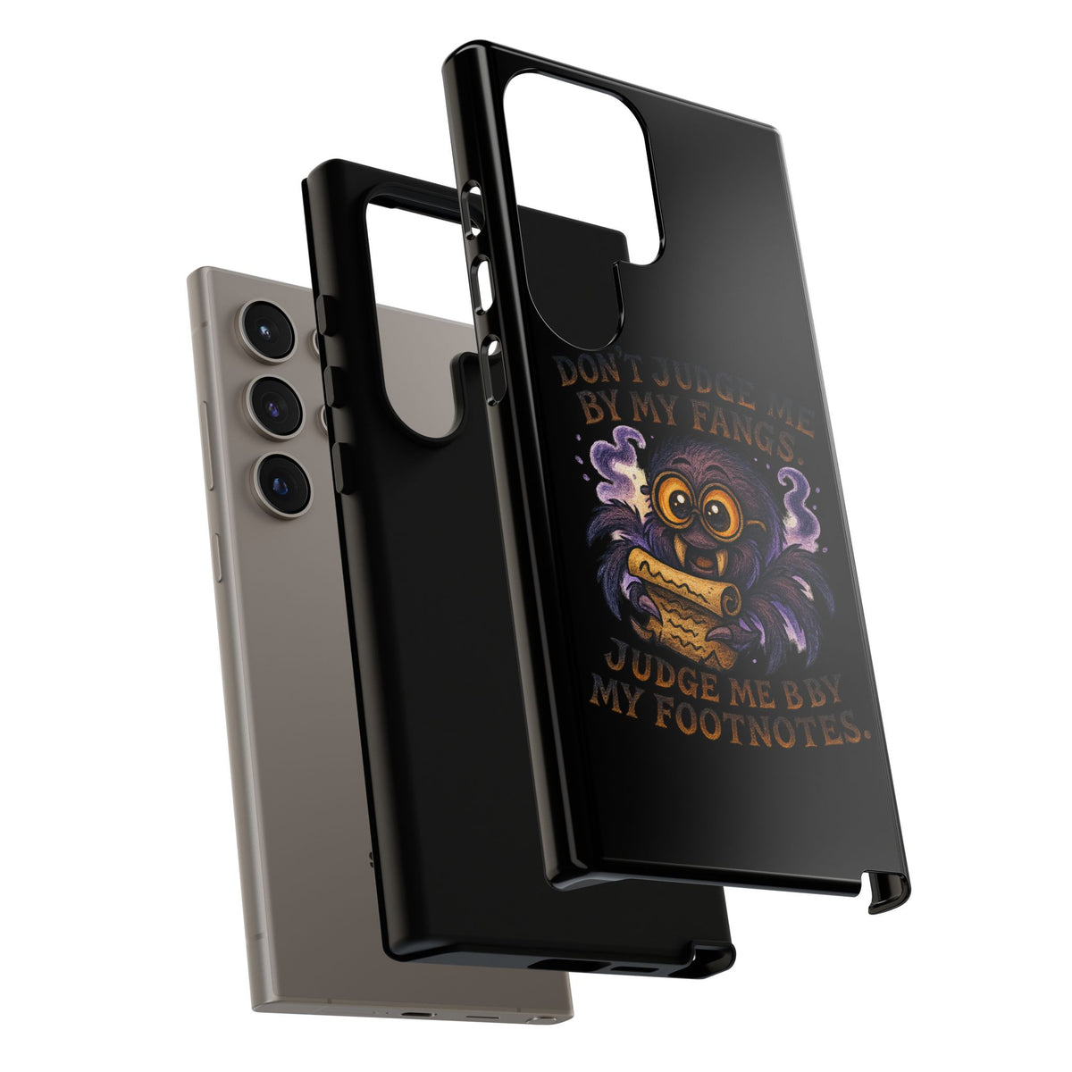 Phone Case — Fiery One-Eyed Demon with "I See Your Soul... And It's Disappointing"