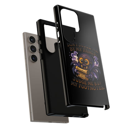 Phone Case — Fiery One-Eyed Demon with "I See Your Soul... And It's Disappointing"