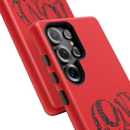 Red 'Love Justice' Heart Phone Case — Protective iPhone Cover, Valentine’s Gift