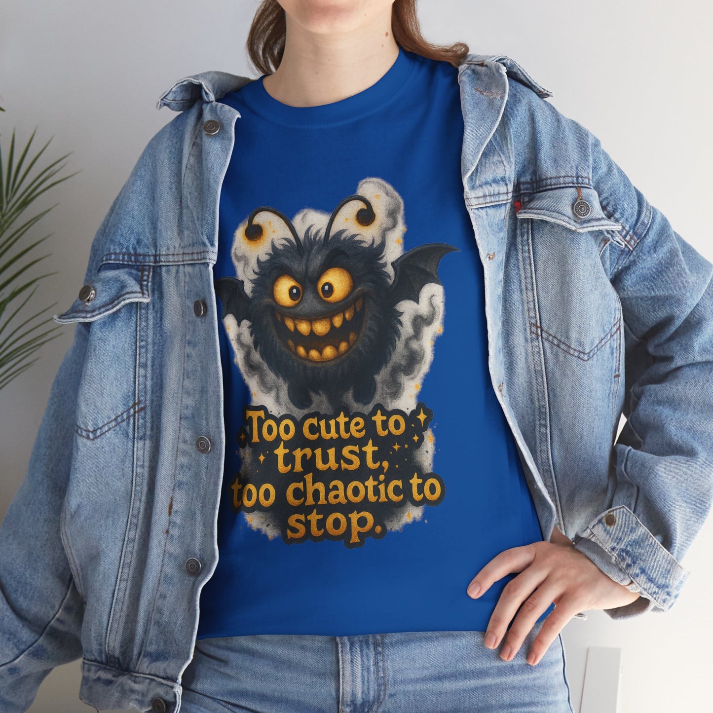 Too Cute To Trust Chaotic Monster T-Shirt | Cute Spooky Halloween Tee