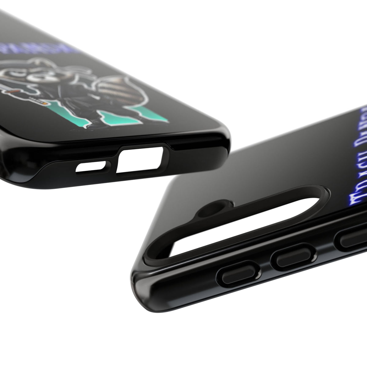Trash Panda Ninja Phone Case — Cute Raccoon Warrior Protective Case