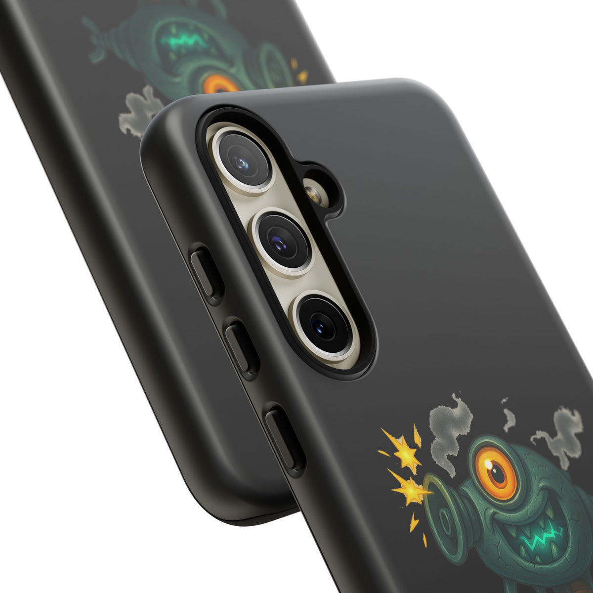Phone Case — Cute Zombie Blaster Design with "I See You... And Now You're Toast"