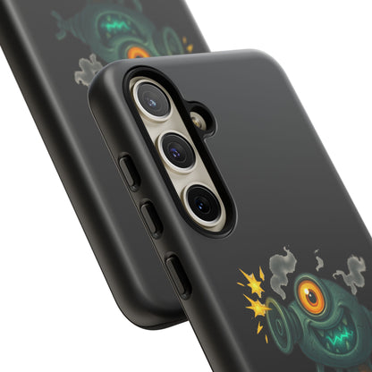 Phone Case — Cute Zombie Blaster Design with "I See You... And Now You're Toast"