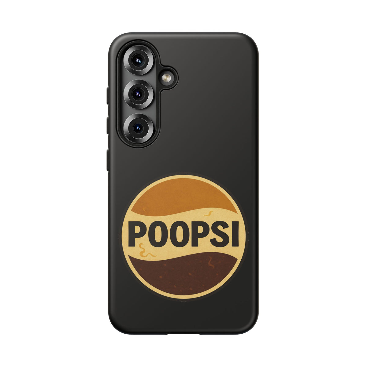 Poopsi Retro Logo Phone Case — Funny Vintage Soda-Inspired iPhone Cover