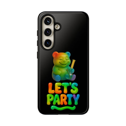 Let's Party Rainbow Bear Phone Case