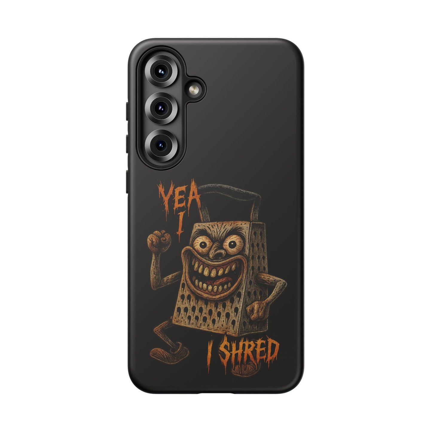 Phone Case — Funny Grater Character 'Yea I Shred' Protective iPhone Cover
