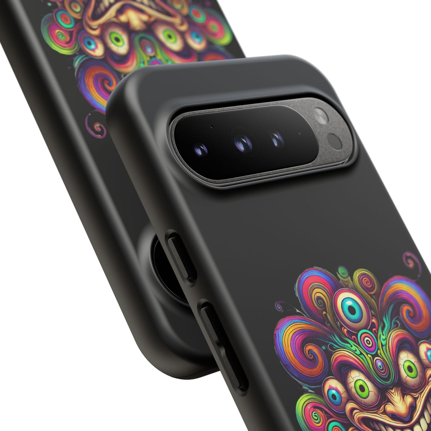 Psychedelic Jester Phone Case — Colorful Creepy Clown Tough Case