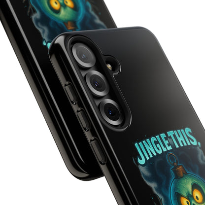 Phone Case - 'Jingle This, Santa' Spooky Holiday Protective Case
