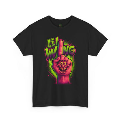 Lil’ Wing – Happy Middle Finger Monster Tee