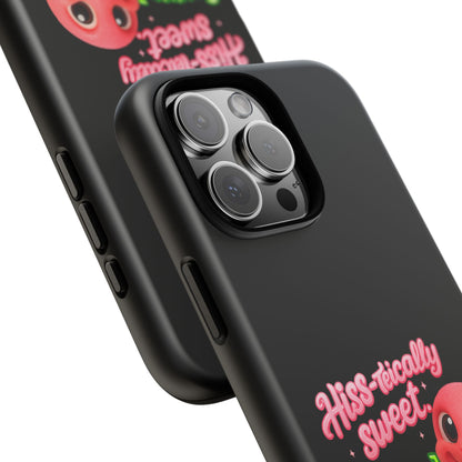 Phone Case — "Hiss-tically Sweet, Dangerously Cute" Worm Design