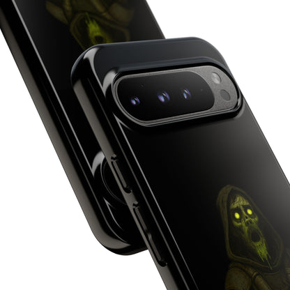 Phone Case — 'Toxic? Nah, Just Prophetically Unpleasant' Neon Grim Reaper Protective Cover