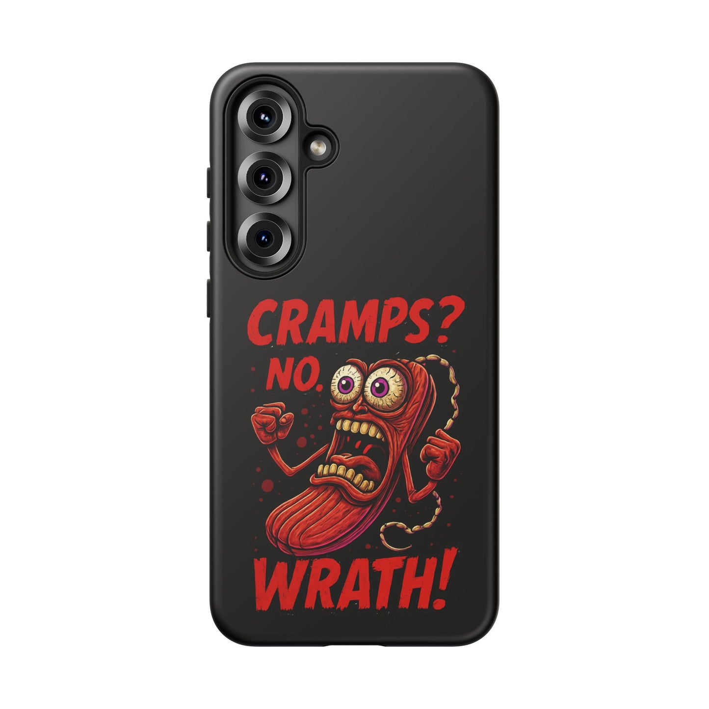 Phone Case — "Cramps? No, Wrath!" Retro Hot-Pepper Graphic
