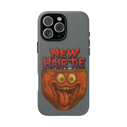 Phone Case — 'New Hairte' Funny Grinning Tongue-Out Monster Design