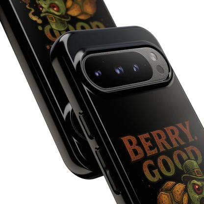 Phone Case — 'Berry Good' Zombie Turtle Graphic Tough Protective Case