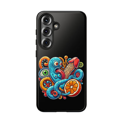 Octopus Surf Phone Case — Colorful Nautical Art Protective Phone Cover