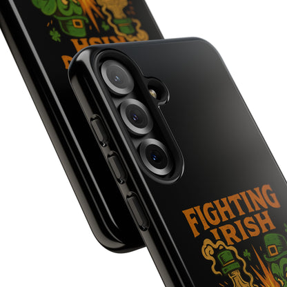 Phone Case — "Fighting Irish: Luck Ran Out, Fists Didn’t" St. Patrick’s Protective Cover