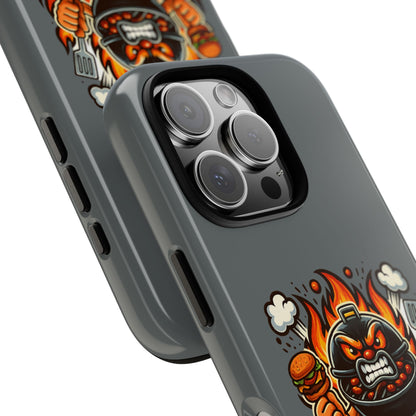 Grilling Phone Case — "Charcoal Is the Last Bastion of Liberty" BBQ Design