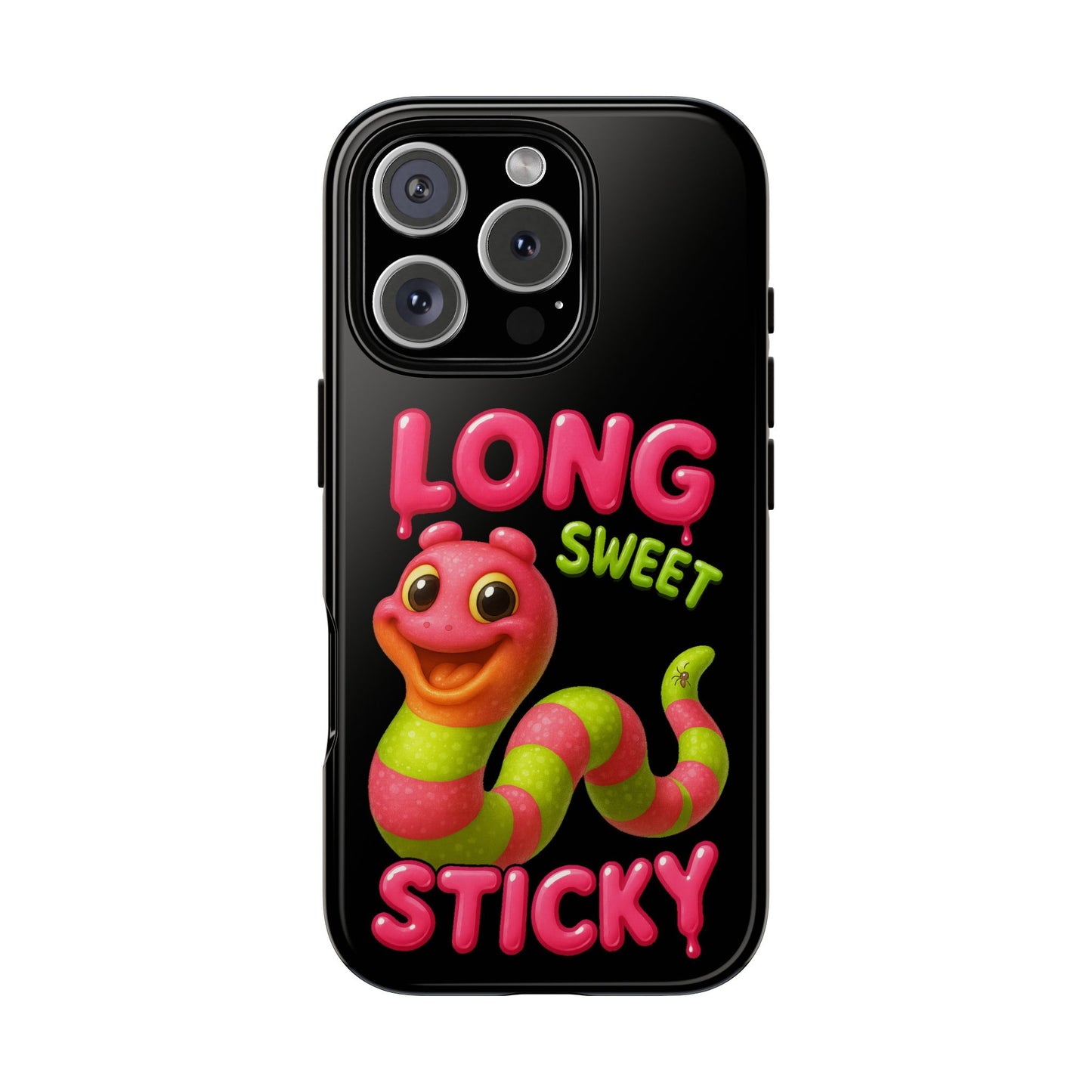 Phone Case — "Long Sweet Sticky" Cute Candy Snake Protective Case