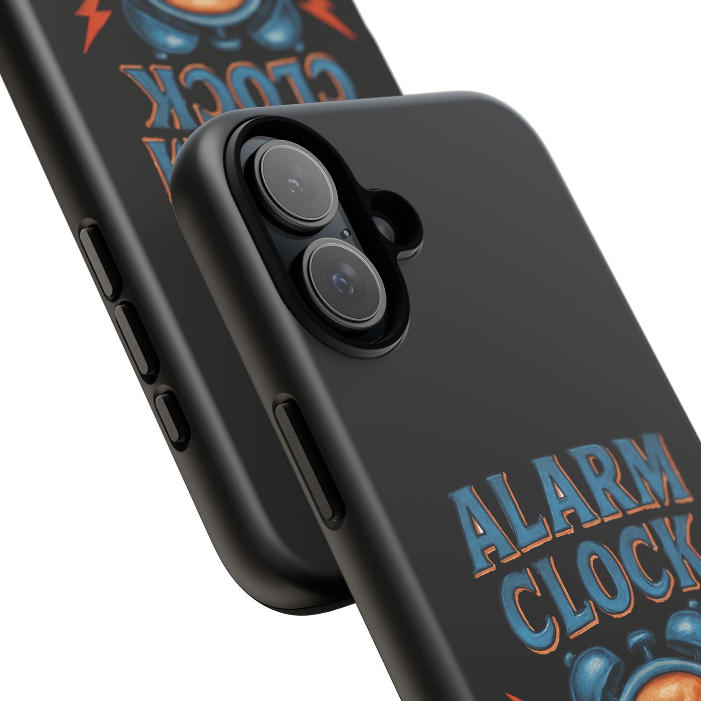 Phone Case — "Alarm Clock" Retro Screaming Clock Protective Cover