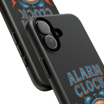 Phone Case — "Alarm Clock" Retro Screaming Clock Protective Cover