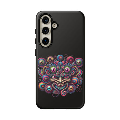 Psychedelic Smiling Eye Cluster Phone Case