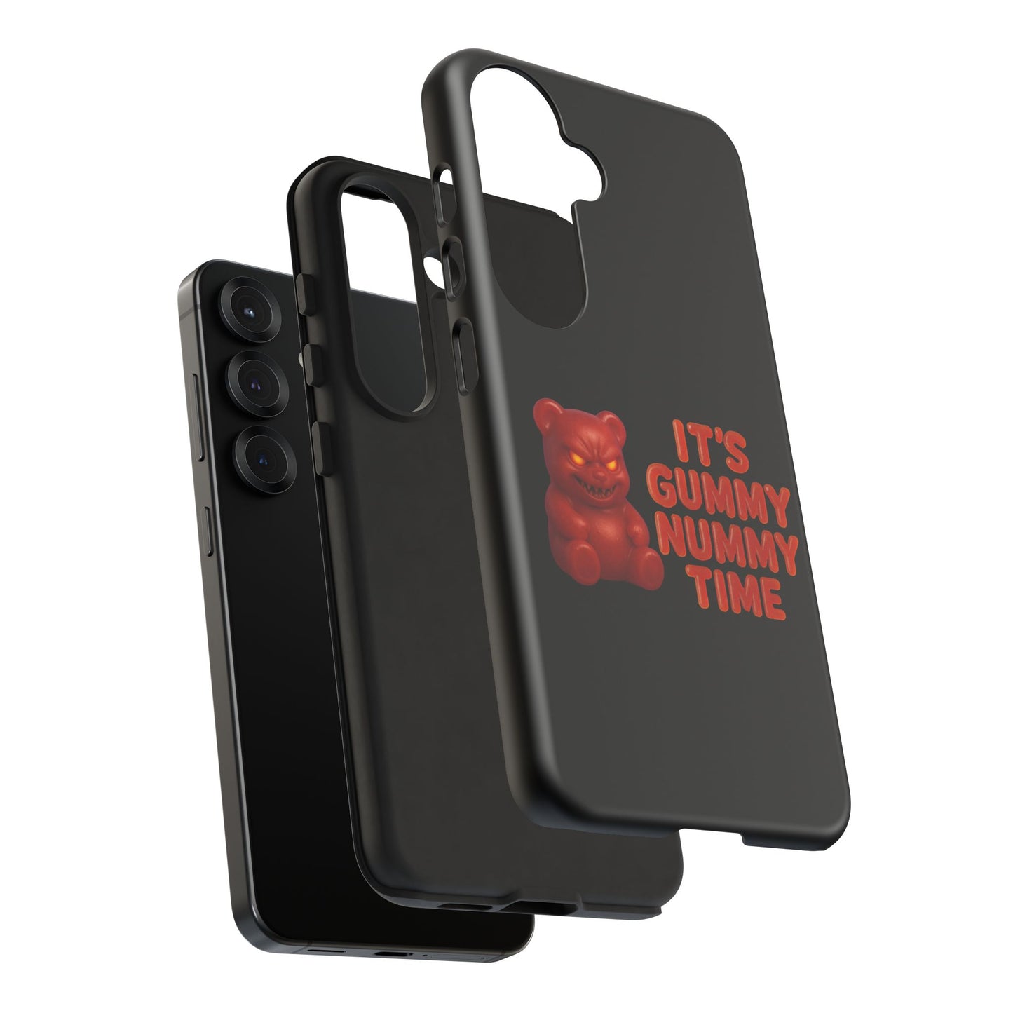 Phone Case — "It's Gummy Nummy Time" Red Gummy Bear Protective Case