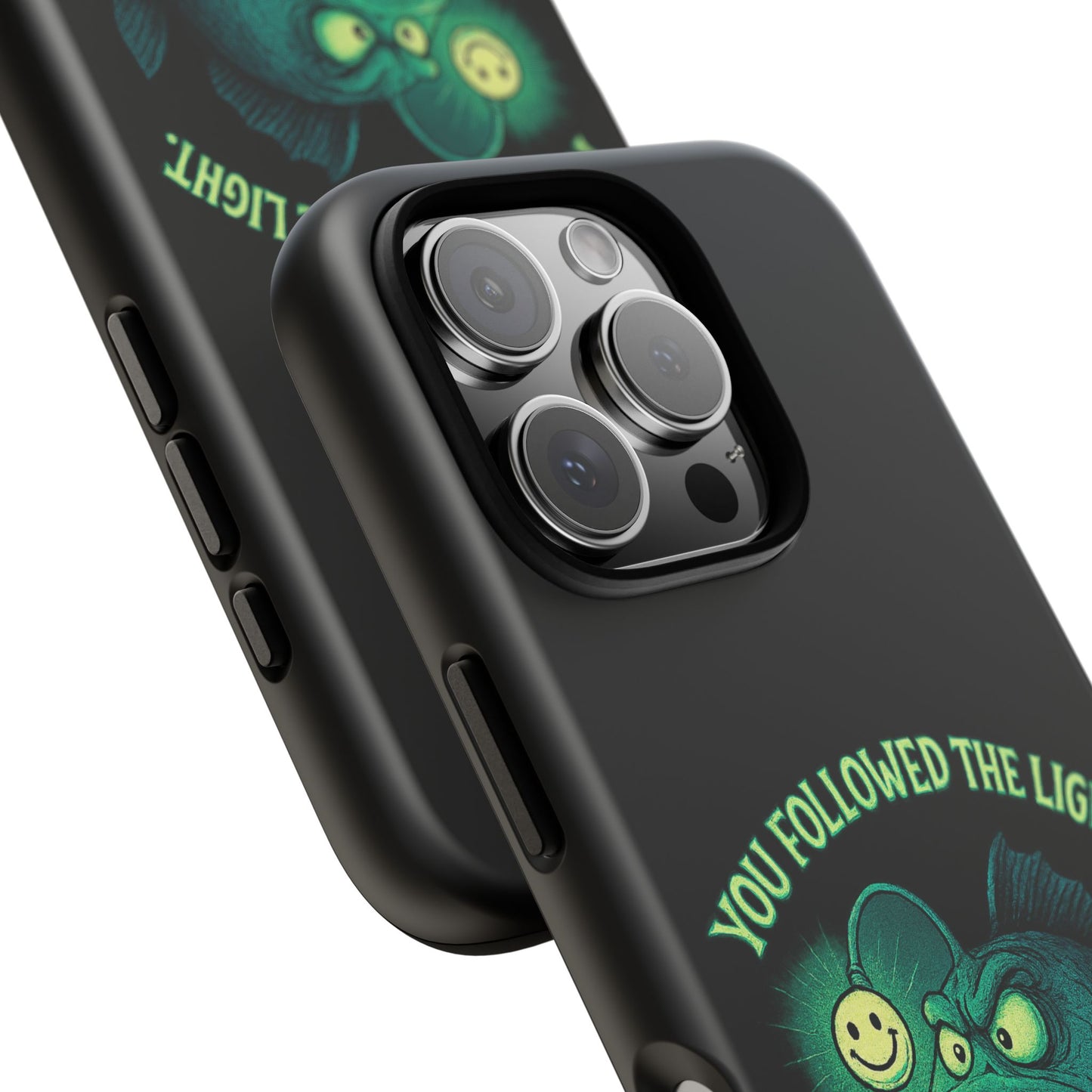 Anglerfish Phone Case – “You Followed The Light, That’s On You” Glow Horror Protective Case