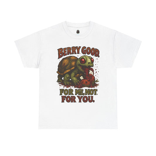 Berry Good Turtle T-Shirt | Cute Snack Stealing Turtle, Retro Graphic