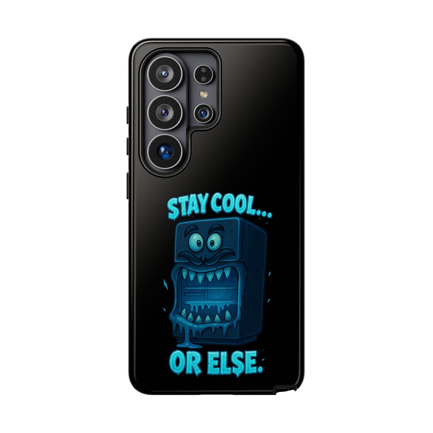 Stay Cool... Or Else. Phone Case — Neon Monster Protective iPhone Cover
