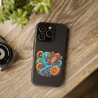 Octopus Surf Phone Case — Colorful Nautical Art Protective Phone Cover