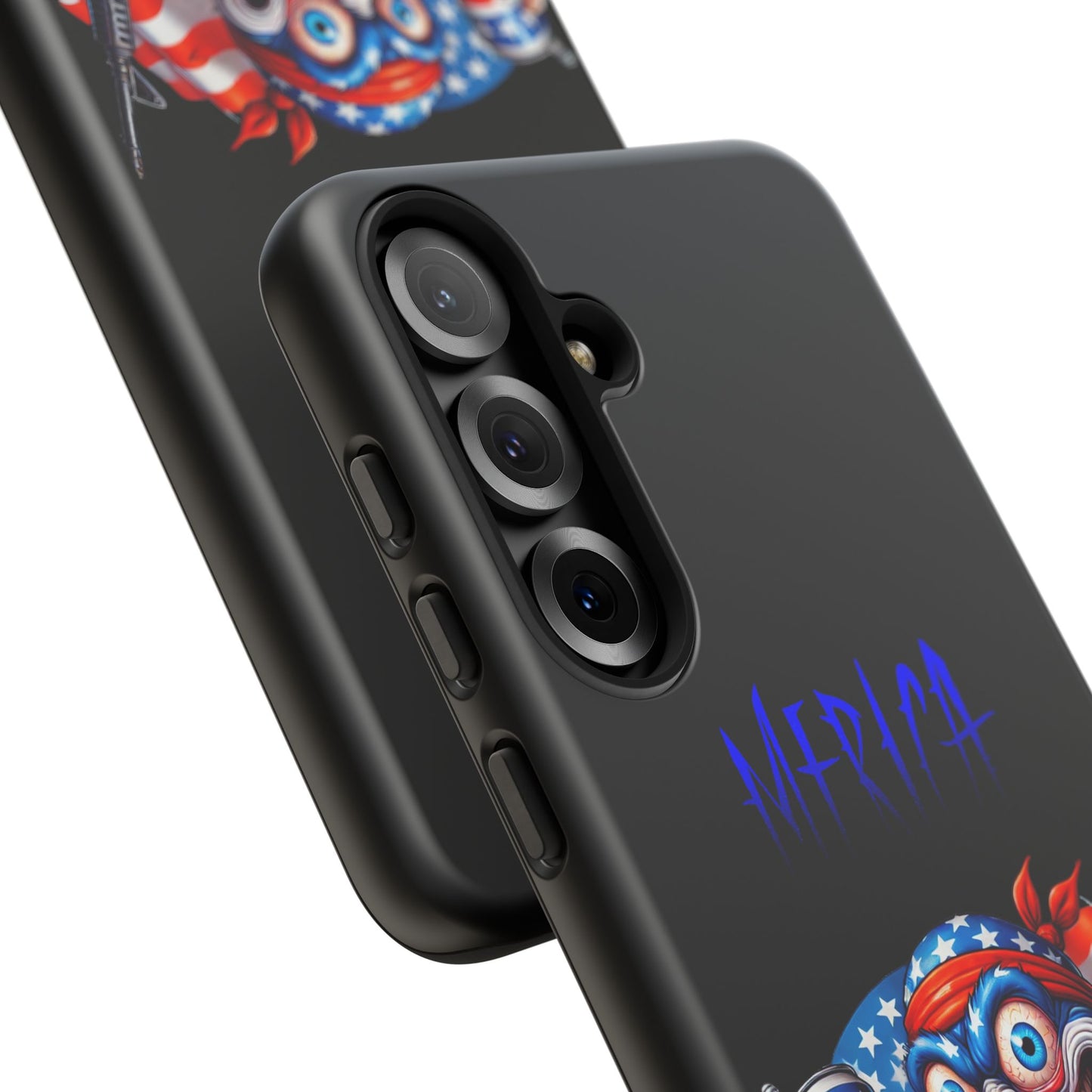 Phone Case — Patriotic 'Merica Clown with Flag, Beer & Rifle