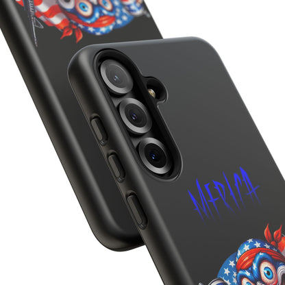 Phone Case — Patriotic 'Merica Clown with Flag, Beer & Rifle