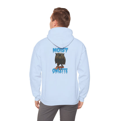 Owl Graphic Hoodie – “Must Owelette” Retro Drip Design