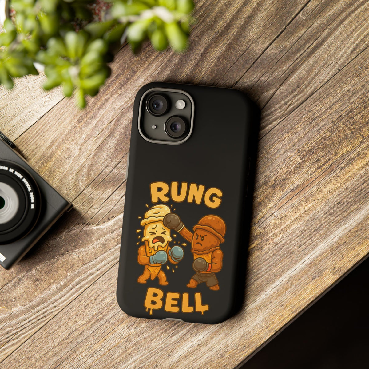 Phone Case — "Rung Bell" Boxing Cartoon Protective Cover