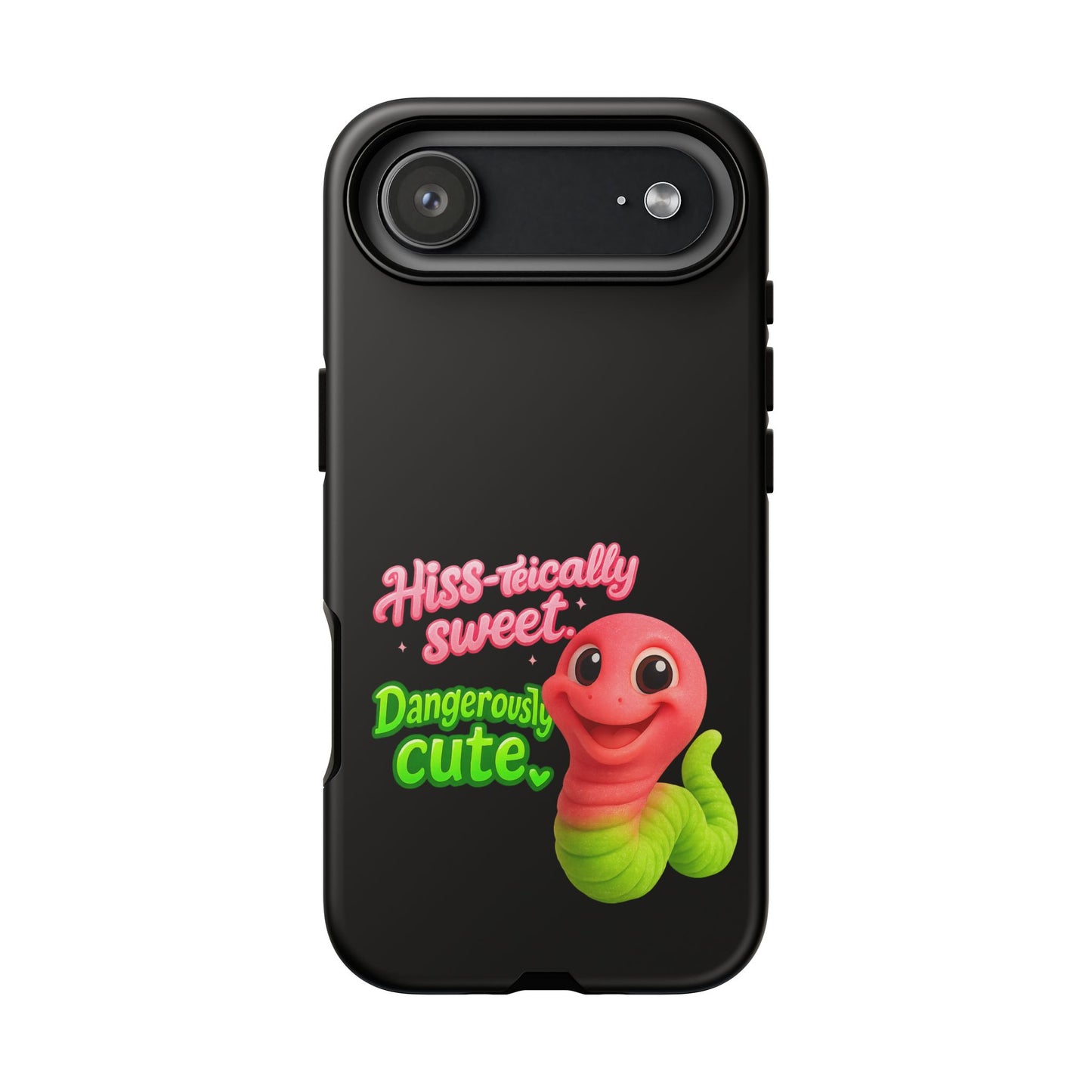 Phone Case — "Hiss-tically Sweet, Dangerously Cute" Worm Design