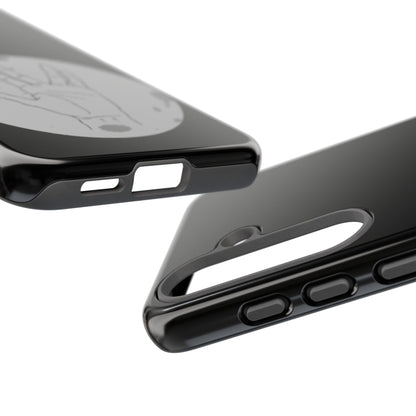 Spock Live Long Phone Case — Vulcan Salute Moon Graphic