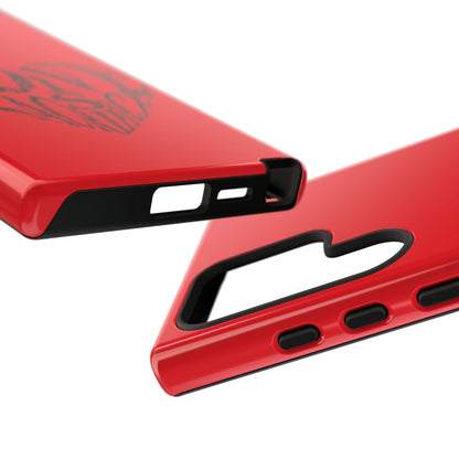 Red 'Love Justice' Heart Phone Case — Protective iPhone Cover, Valentine’s Gift
