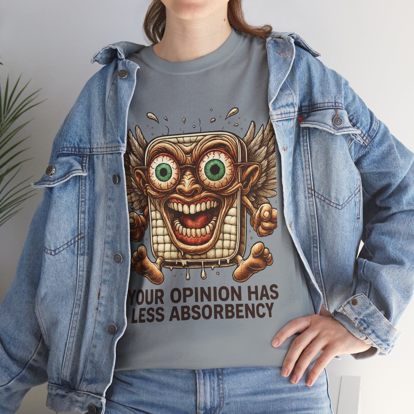 Your Opinion Has Less Absorbency Tee, Funny Graphic Tee, Unisex Cotton [...]