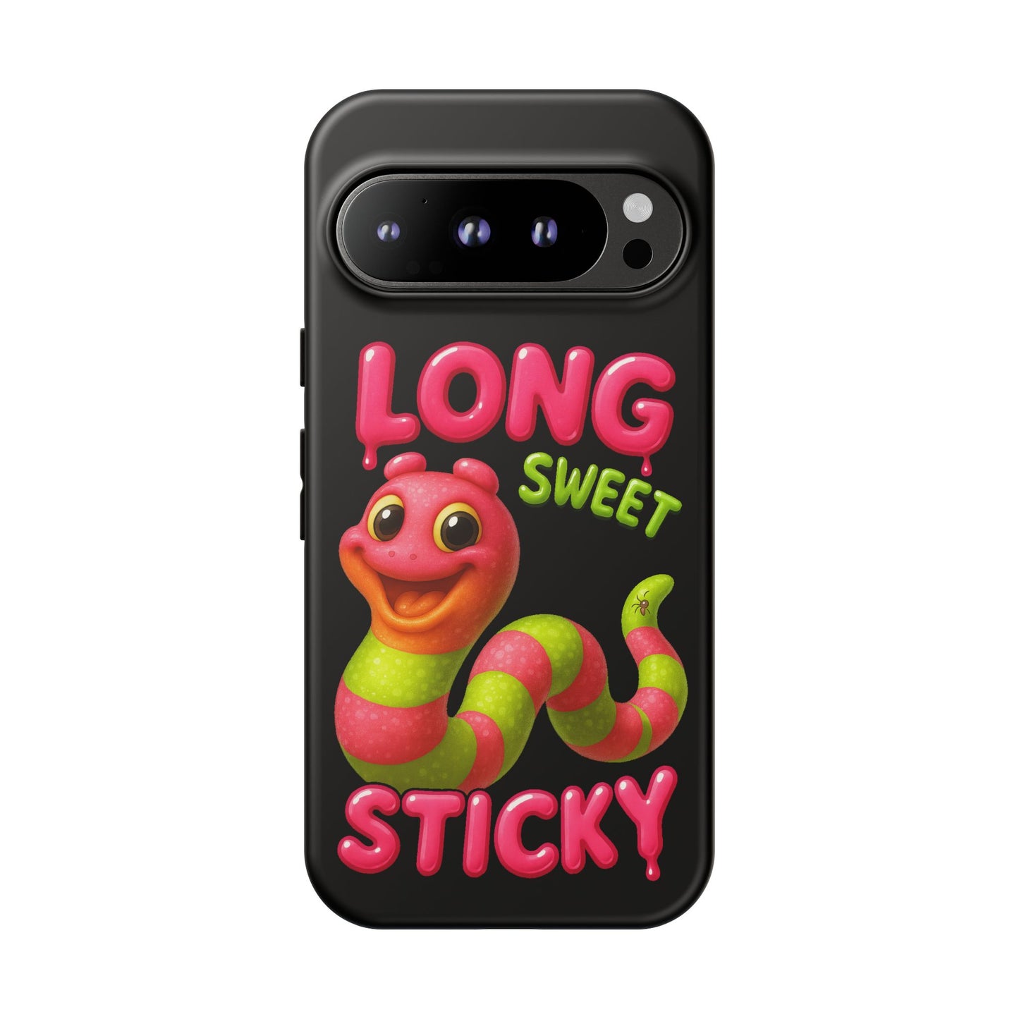 Phone Case — "Long Sweet Sticky" Cute Candy Snake Protective Case