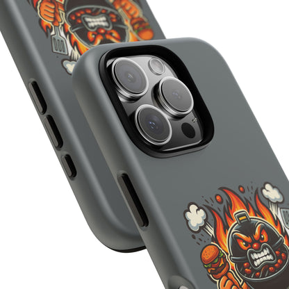 Grilling Phone Case — "Charcoal Is the Last Bastion of Liberty" BBQ Design