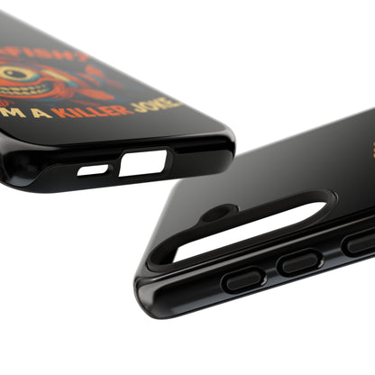 Phone Case — “Clownfish? I’m a Killer Joke.” Funny Creepy Fish Graphic