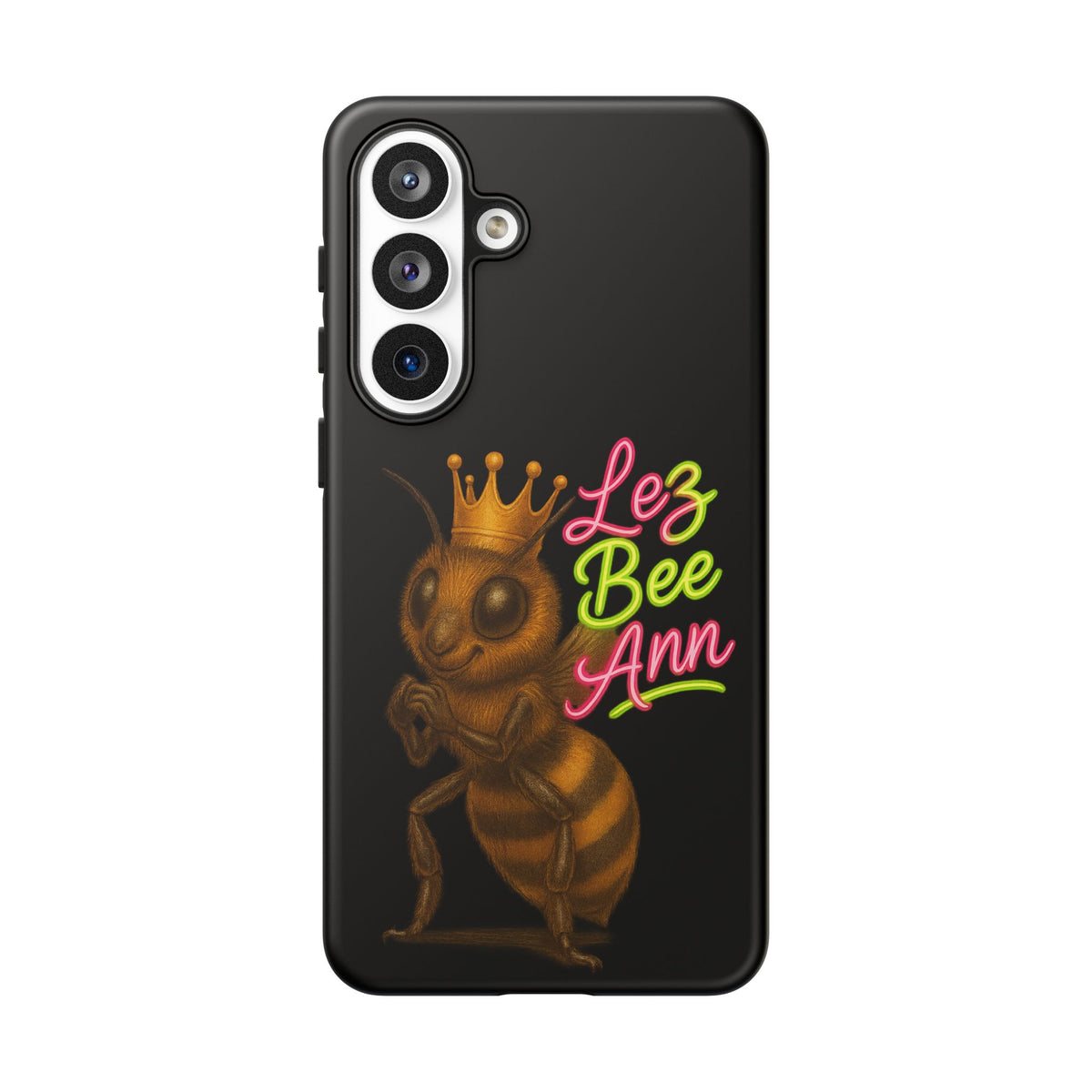 Phone Case — 'Lez Bee Ann' Queen Bee Tough Protective Cover