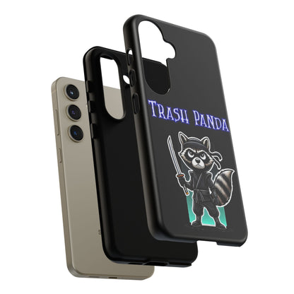 Trash Panda Ninja Phone Case — Cute Raccoon Warrior Protective Case