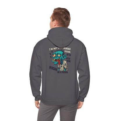 Not a Morning Person Hoodie – Zombie Edition
