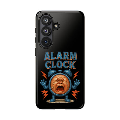 Phone Case — "Alarm Clock" Retro Screaming Clock Protective Cover