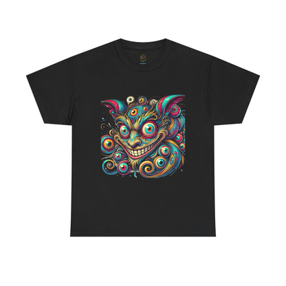 "Psychedelic Cheshire Cat" Trippy Art T-Shirt