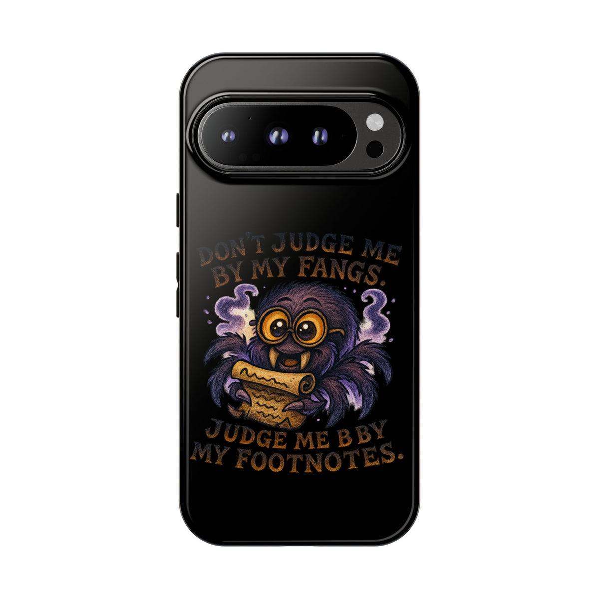 Phone Case — Fiery One-Eyed Demon with "I See Your Soul... And It's Disappointing"
